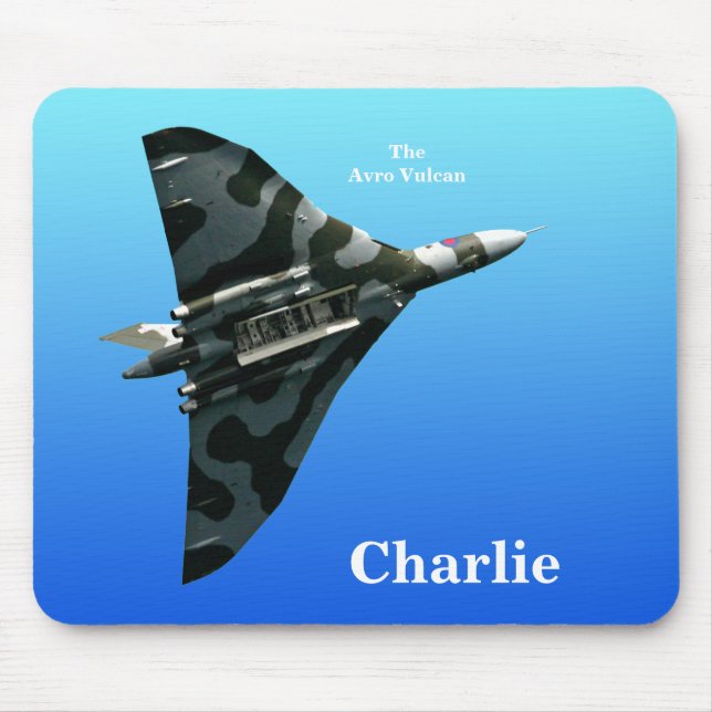 Avro Vulcan Delta Wing Bomber personalized Mouse Pad (Front)