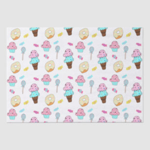 Avryl Fleur's Cute Ice Cream Cone Cupcake Doughnut Tissue Paper