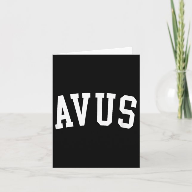 Avus _2  card (Front)