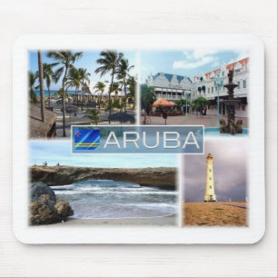 AW Aruba - Oranjestad - Lighthouse - Mouse Pad