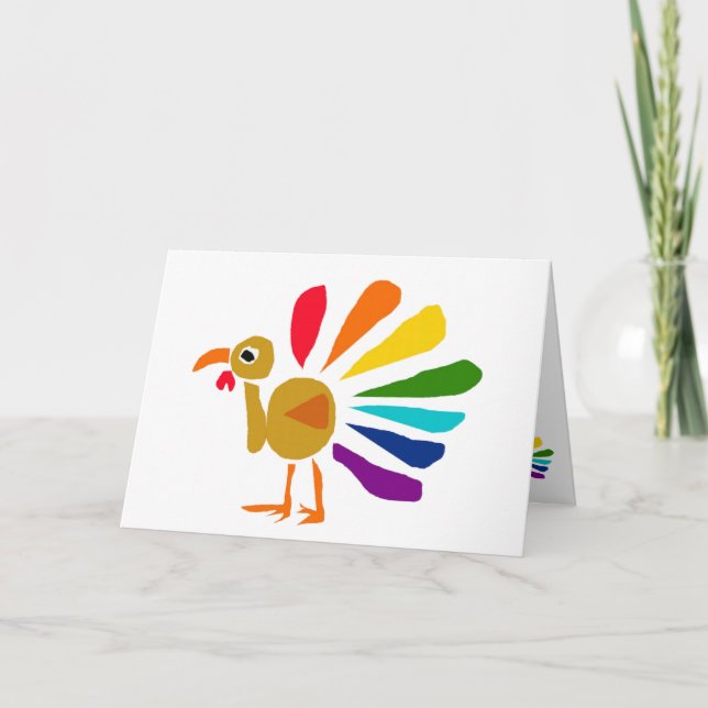 AW carte impressionnante de thanksgiving de la (Devant)