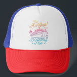 Aw Ship Custom Birthday Cruise Group Matching Trucker Hat<br><div class="desc">Celebrate in style with this funny "Aw Ship Custom Birthday Cruise Group Matching" T-shirt! Perfect for family & friends' matching birthday cruise trips,  this personalized birthday cruise tee is great for group vacations.</div>