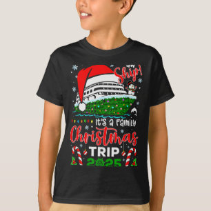 Aw Ship It's A Christmas Cruise Trip 2025 Family M T-Shirt