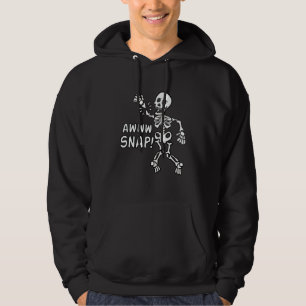 Aw Snap Broken Arm Skeleton Injury Wrist Surgery R Hoodie