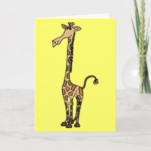 AW- Whimsical Giraffe Note card or Greeting Card
