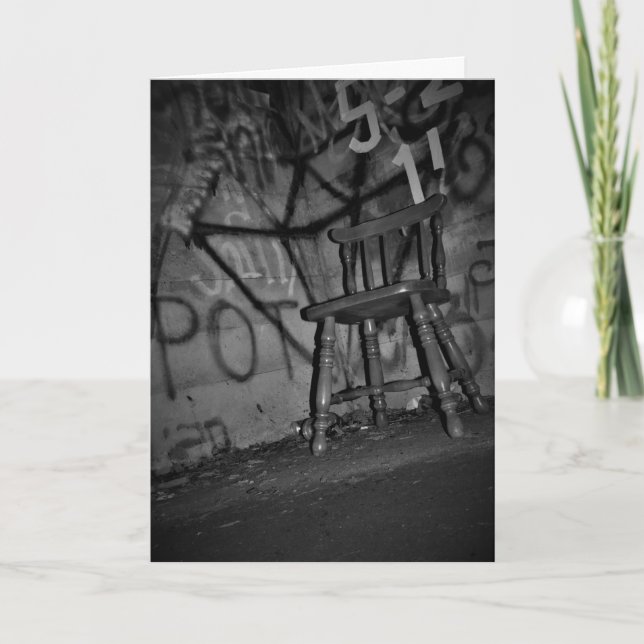 “Await Deliverance" Hallowe’en Card (Front)