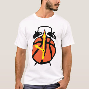 awake basketball Clock Uhr orologio ball T-Shirt