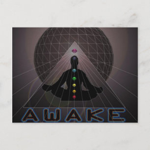 AWAKE LOGO POSTCARD