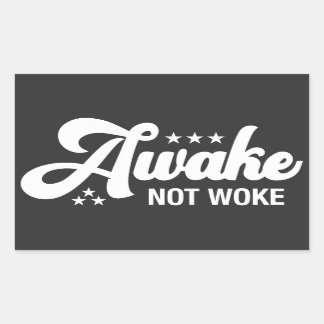 Awake Not Woke | Conservative Sticker
