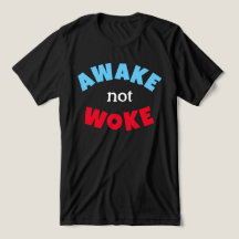 Awake Not Woke Free Speech Red Blue