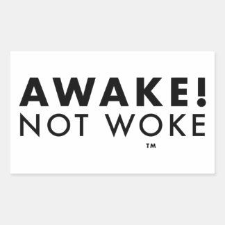 Awake! Not Woke™ LOGO Sticker