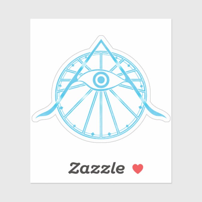 "Awaken" All-Seeing Eye & Sacred Geometry Symbol (Sheet)