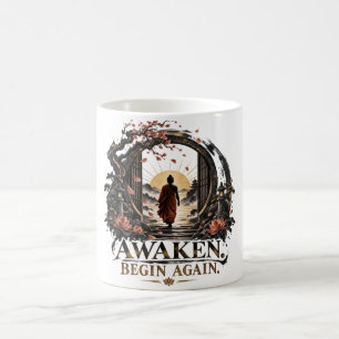 Awaken Begin Again Dhammapada Coffee Mug