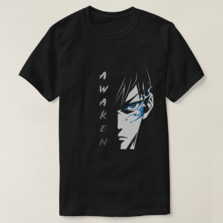 AWAKEN – Half Face Anime T-Shirt