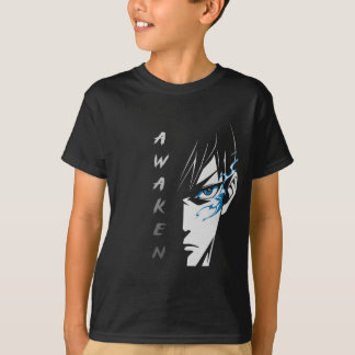 AWAKEN – Half Face Anime T-Shirt