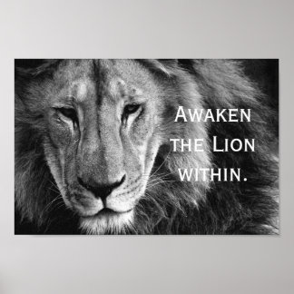 Awaken the Lion within - Poster
