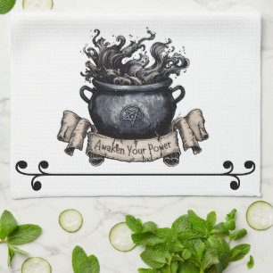 Awaken Your Power Cauldron Kitchen Towel