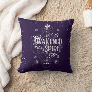 Awakened bySpirit Sleigh Riders Book Three) Throw Pillow