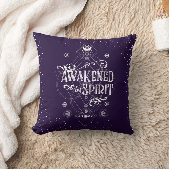 Awakened bySpirit Sleigh Riders Book Three) Throw Pillow (Blanket)