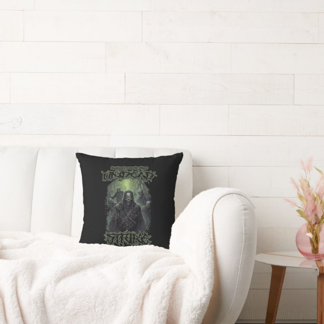 Awakened from the Abyss, Undead Strike Throw Pillow (Couch)