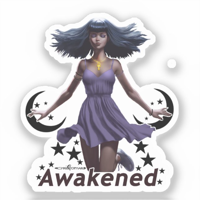 Awakened - Kiss Cut Vinyl Sticker (Front)