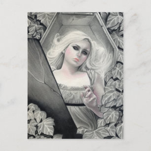 Awakened Vampiress Postcard