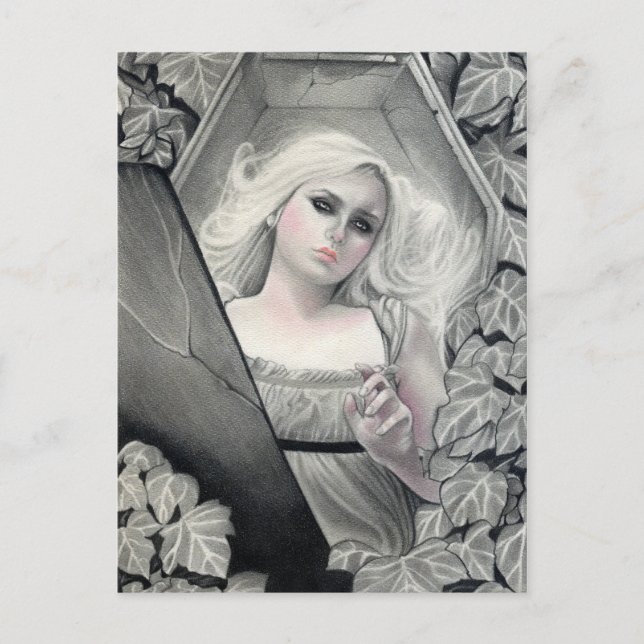 Awakened Vampiress Postcard (Front)