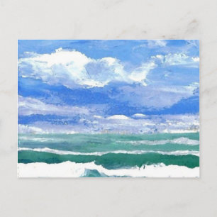 Awakening - CricketDiane Ocean Waves Art Products Postcard