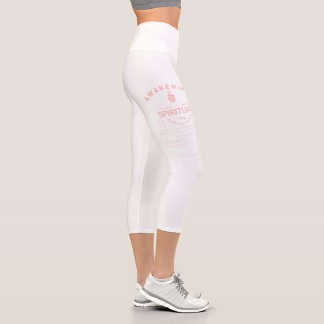 Awakening Spiritual Capri Leggings (Right)