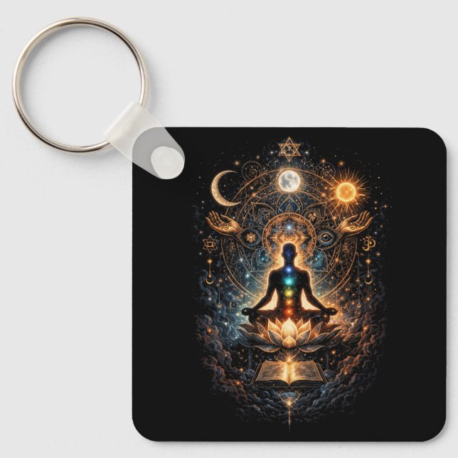Awakening the Inner Cosmos Keychain (Front)