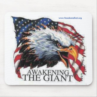awaking, www.freedomsfirst.org mouse pad