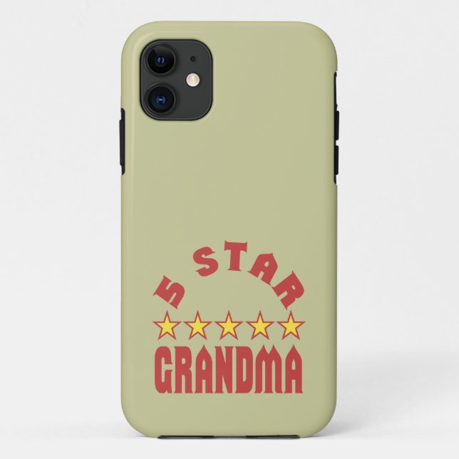 Award 5 Star Grandma Case-Mate iPhone Case (Back)