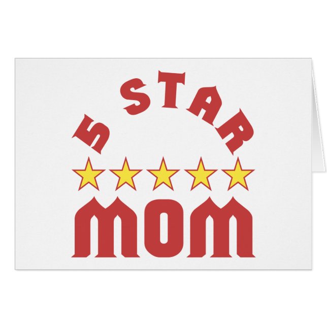 Award 5 Star Mom (Front Horizontal)