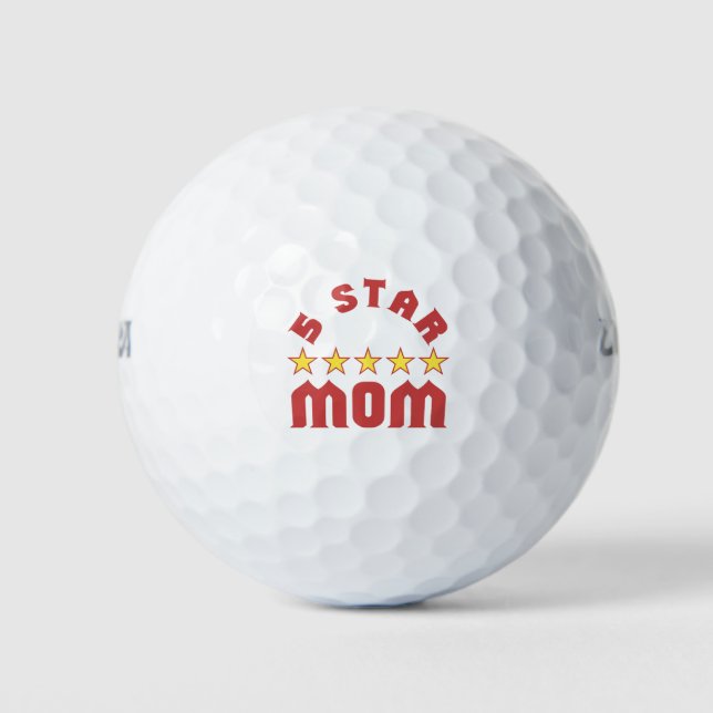 Award 5 Star Mom Golf Balls (Front)