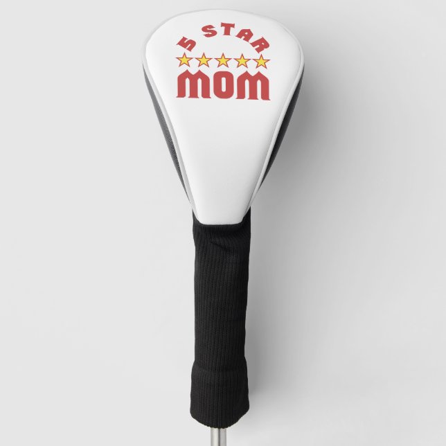 Award 5 Star Mom Golf Head Cover (Front)