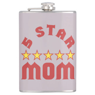 Award 5 Star Mom Hip Flask