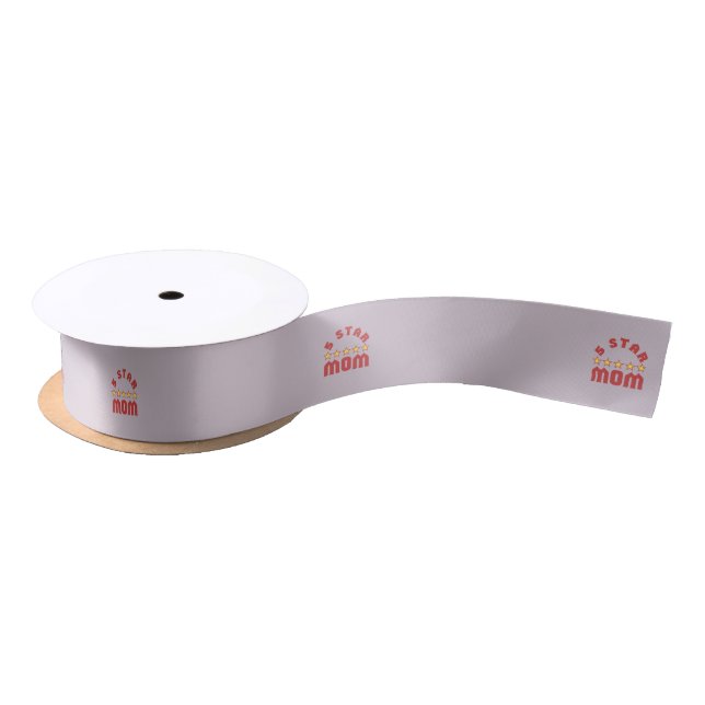 Award 5 Star Mom Satin Ribbon (Spool)