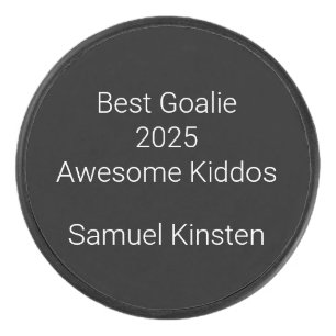 Award in Black & White: Hockey Puck