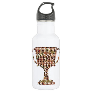 AWARD : Vintage Engraved Gold 532 Ml Water Bottle