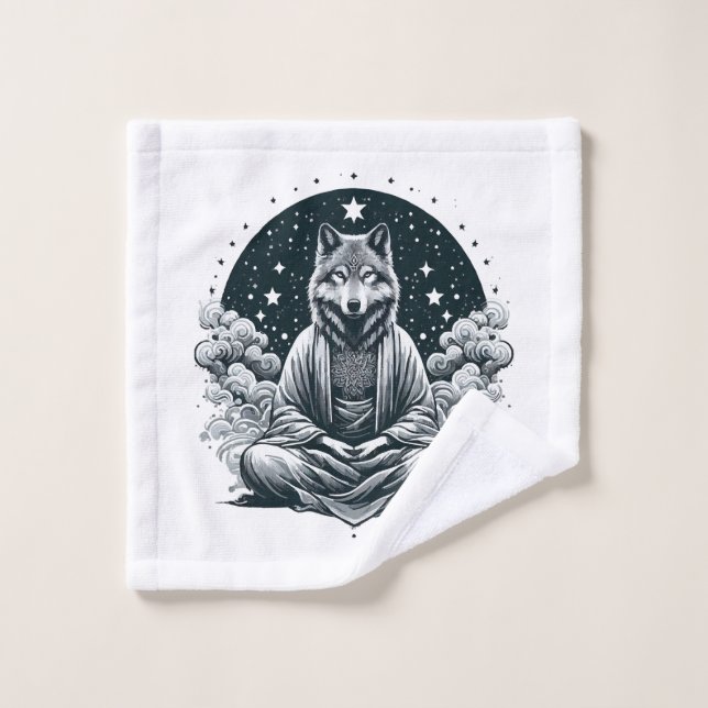 Aware Wolf Wash Cloth (Wash Cloth)