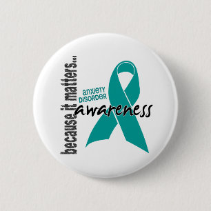 Awareness 1 Anxiety Disorder 2 Inch Round Button