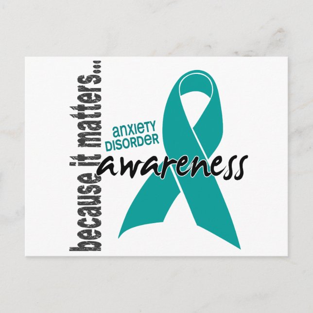 Awareness 1 Anxiety Disorder Postcard (Front)