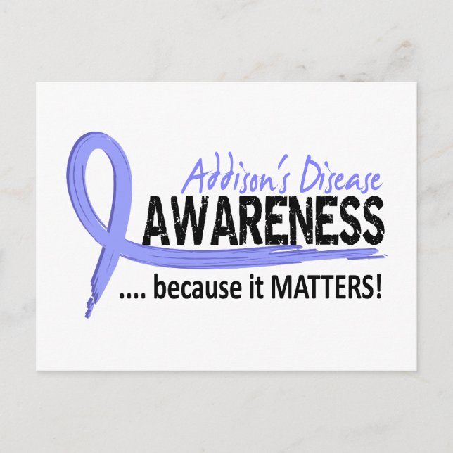 Awareness 2 Addison's Disease Postcard (Front)