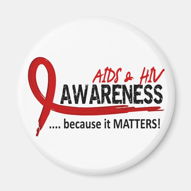 Awareness 2 AIDS Magnet (Front)