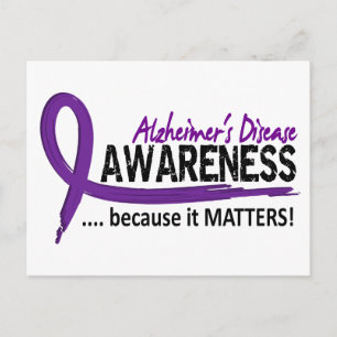 Awareness 2 Alzheimer's Disease Postcard