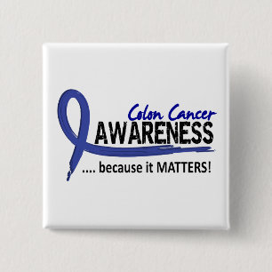 Awareness 2 Colon Cancer Inch Square Button