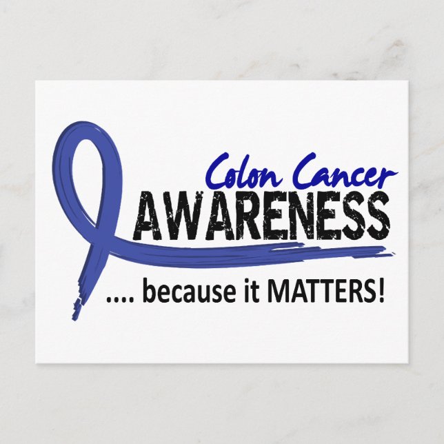 Awareness 2 Colon Cancer Postcard (Front)