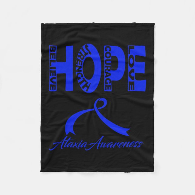 Awareness 2  fleece blanket (Front)