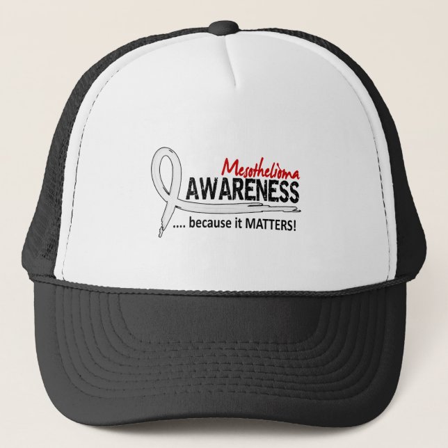 Awareness 2 Mesothelioma Trucker Hat (Front)