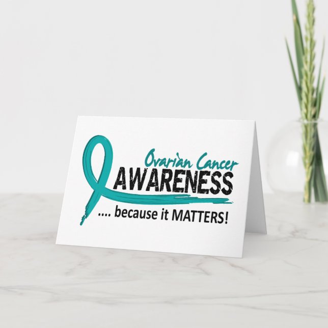 Awareness 2 Ovarian Cancer Card (Front)